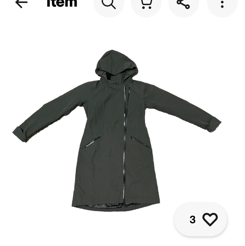 Athleta Wetlands Rain Jacket, XXS